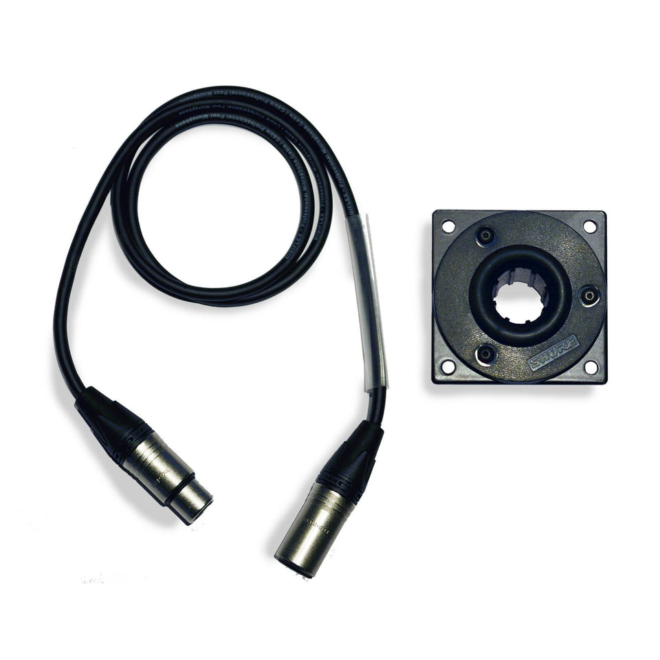 Module support de microphone antichoc XLR3 pour lutrins