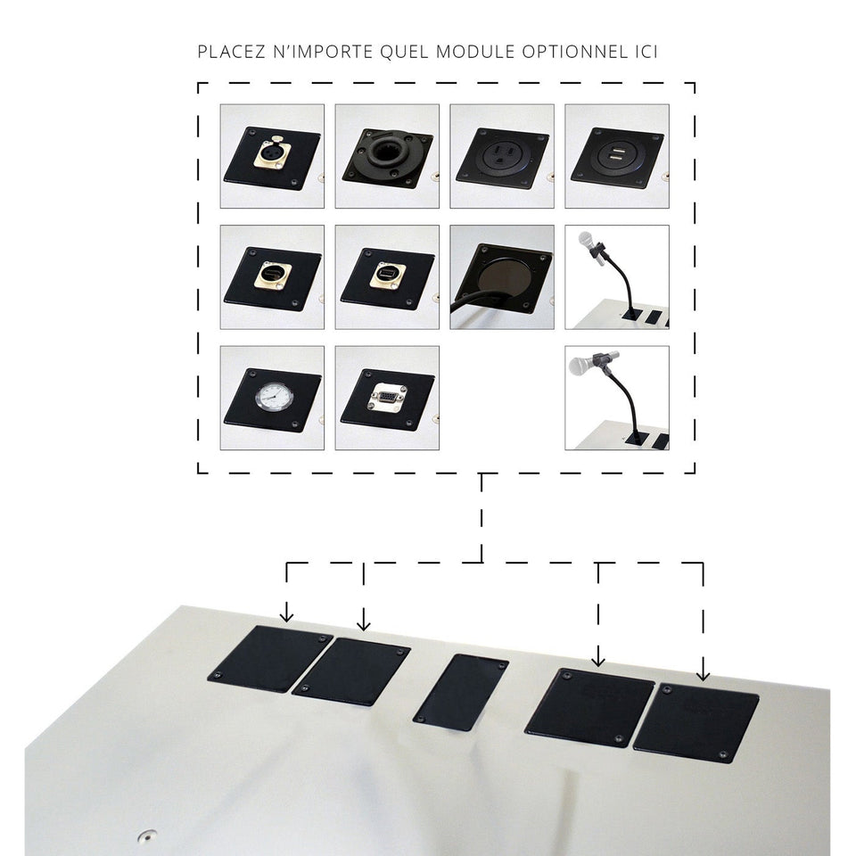 Urbann - famille de modules optionnels pour lutrin