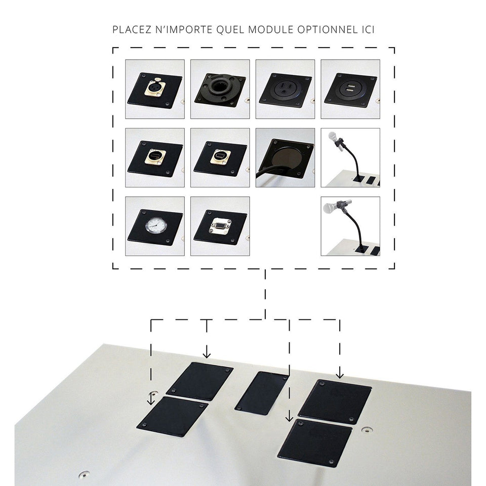 Urbann - famille de modules optionnels pour lutrin