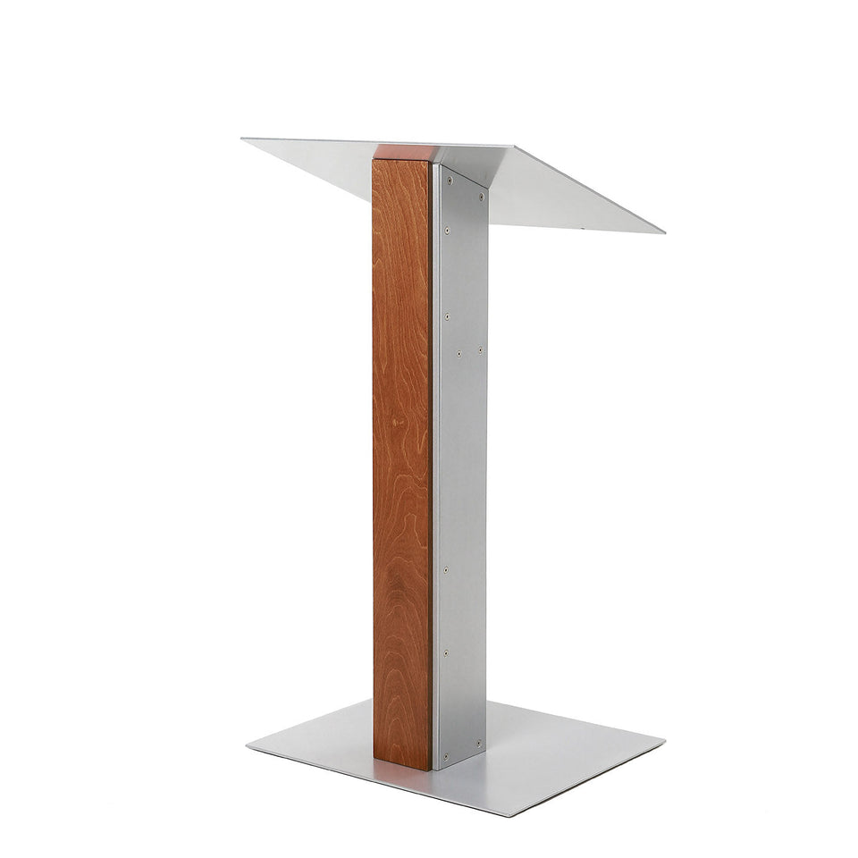 Y5 lectern / podium from Urbann Products - Whisky wood - side view
