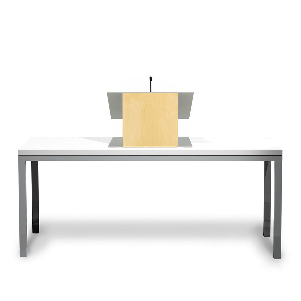 Lutrin de table K9 - Aluminium et bois par Produits Urbann - sur table
