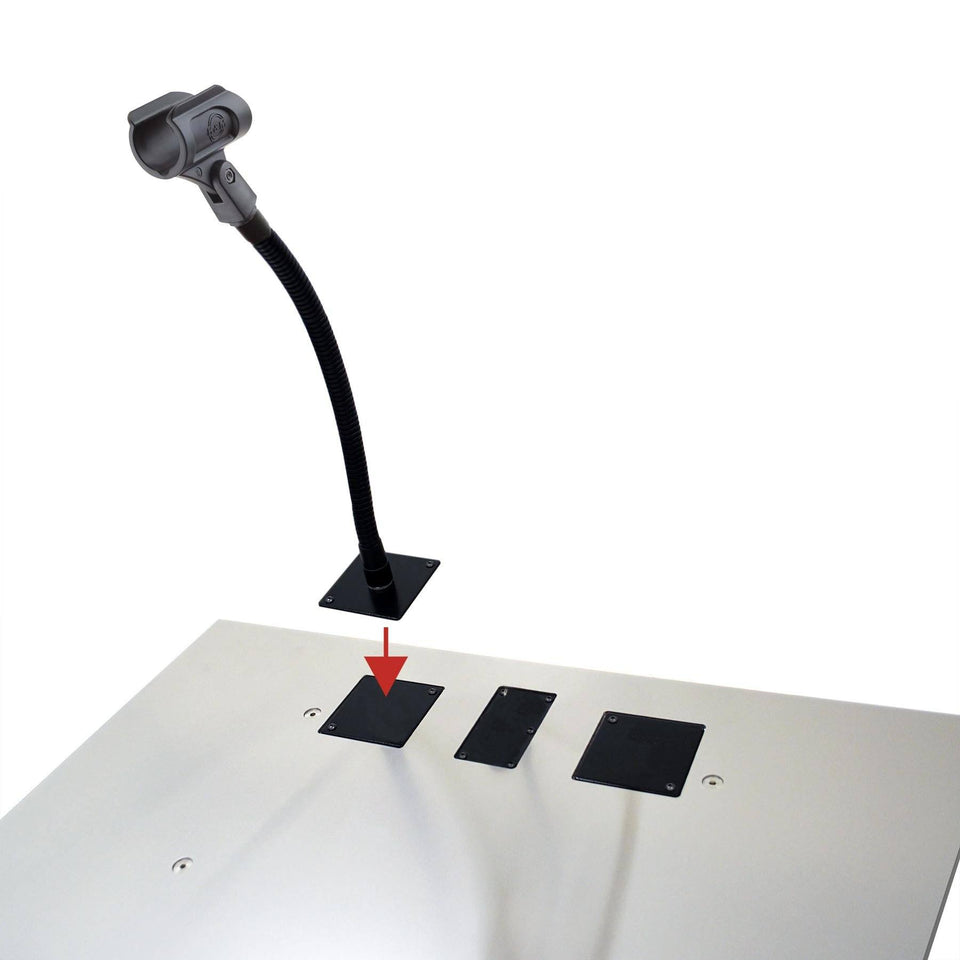 MMs-2 Support de micro réglable pour bureau avec clip antidérapant